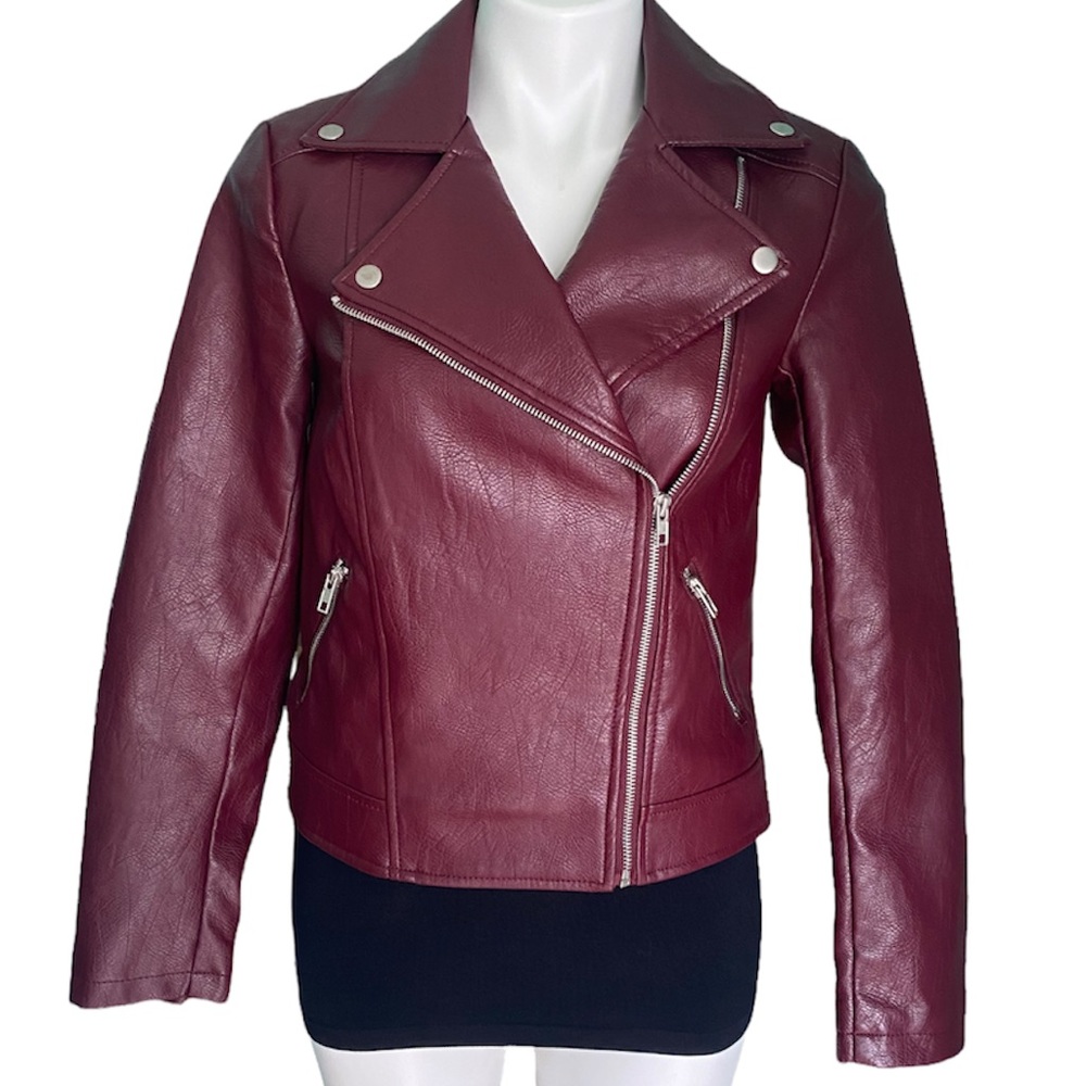 Faux Leather Jacket*